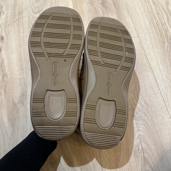 Orthofeet Men's Orthopedic Brown Faux Fur Tuscany Slippers Size 10.5 Comfort - Picture 6 of 8